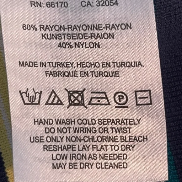 Anthropologie Maeve Lana Midi Skirt Small Multicolor Stripe Stretch Bodycon - Picture 4 of 7